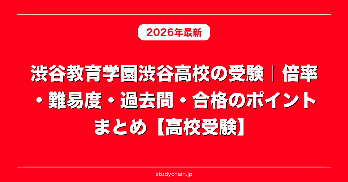 渋谷教育学園渋谷中 2026年度 入試問題 本番 3回分 【公式通販】