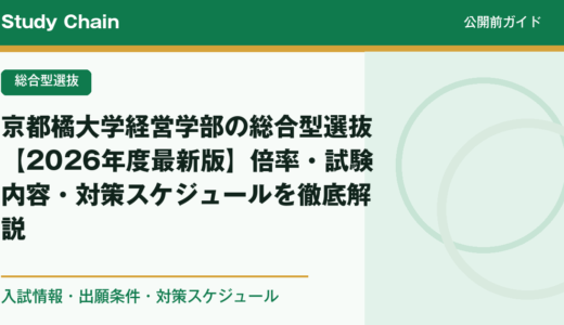 京都橘大学経営学部の総合型選抜【2026年度最新版】倍率・試験内容・対策スケジュールを徹底解説